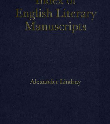 خرید و دانلود نسخه کامل کتاب Index of English Literary Manuscripts