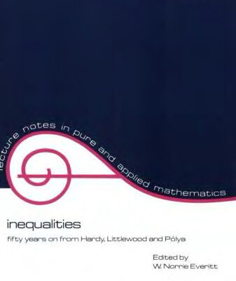 خرید و دانلود نسخه کامل کتاب Inequalities: Fifty Years On From Hardy, Littlewood and Polya