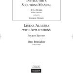 خرید و دانلود نسخه کامل کتاب Instructor’s Solutions Manual for Linear Algebra with Applications