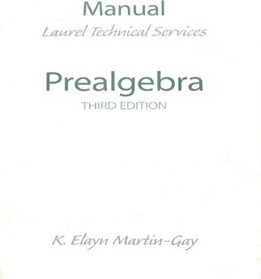 خرید و دانلود نسخه کامل کتاب Instructor’s Solutions Manual for Prealgebra, Third Edition