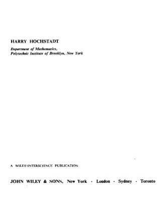 خرید و دانلود نسخه کامل کتاب Integral Equations (Pure & Applied Mathematics Monograph)