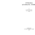 خرید و دانلود نسخه کامل کتاب Integral Quadratic Forms