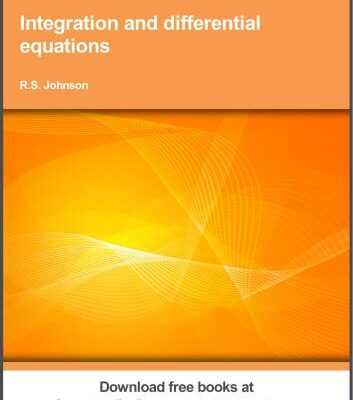 خرید و دانلود نسخه کامل کتاب Integration and differential equations