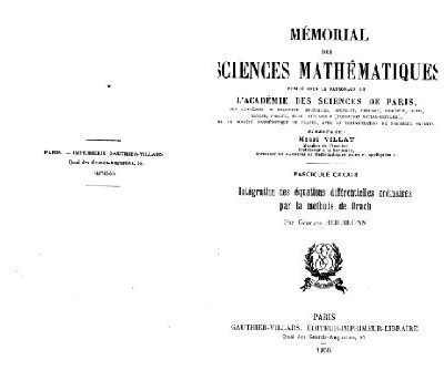 خرید و دانلود نسخه کامل کتاب Integration des equations differentielles ordinaires par la methode de Drach