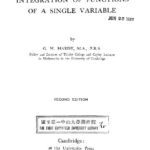 خرید و دانلود نسخه کامل کتاب Integration of functions of single variable