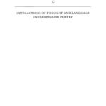 خرید و دانلود نسخه کامل کتاب Interactions of Thought and Language in Old English Poetry