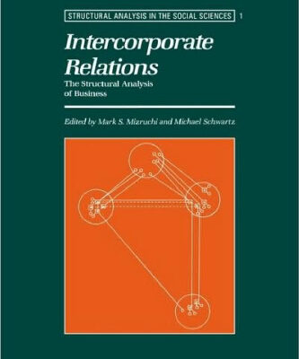 خرید و دانلود نسخه کامل کتاب Intercorporate Relations: The Structural Analysis of Business (Structural Analysis in the Social Sciences)