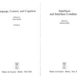 خرید و دانلود نسخه کامل کتاب Interface and Interface Conditions (Language, Context and Cognition 6) (Language, Context, and Cognition)