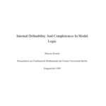 خرید و دانلود نسخه کامل کتاب Internal Definability and Completeness in Modal Logic [PhD Thesis]