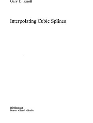 خرید و دانلود نسخه کامل کتاب Interpolating Cubic Splines