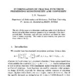 خرید و دانلود نسخه کامل کتاب Interpolation by fractal functions preserving monotonicity and convexity