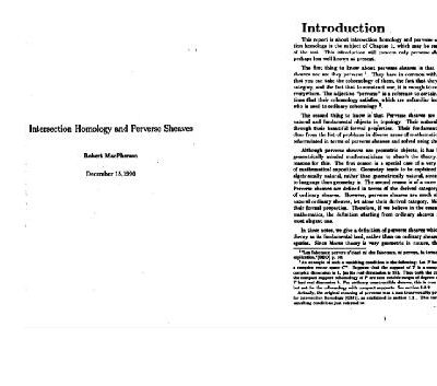 خرید و دانلود نسخه کامل کتاب Intersection homology and perverse sheaves