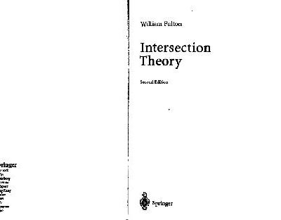 خرید و دانلود نسخه کامل کتاب Intersection Theory