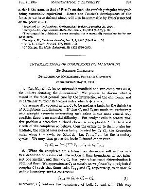 خرید و دانلود نسخه کامل کتاب Intersections of Complexes on Manifolds