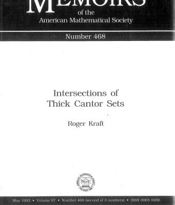 خرید و دانلود نسخه کامل کتاب Intersections of Thick Cantor Sets