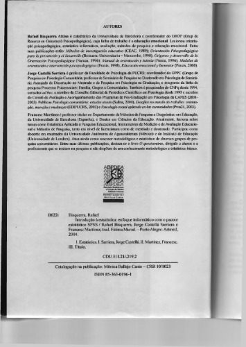 خرید و دانلود نسخه کامل کتاب Introdução à estatística : enfoque informático com o pacote estatístico SPSS_68b1bbe787430.jpeg خرید و دانلود نسخه کامل کتاب Introdução à estatística : enfoque informático com o pacote estatístico SPSS