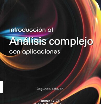 خرید و دانلود نسخه کامل کتاب Introducción al Análisis Complejo con aplicaciones