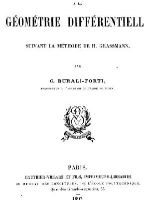 خرید و دانلود نسخه کامل کتاب Introduction a la geometrie differentielle suivant la methode de H. Grassmann