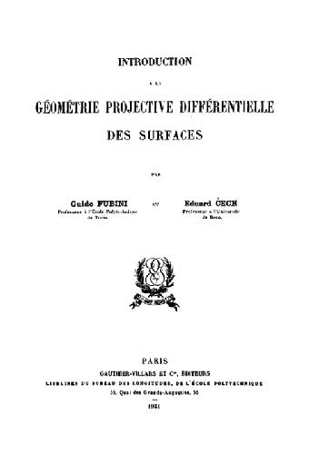 خرید و دانلود نسخه کامل کتاب Introduction a la geometrie projective differentielle des surfaces_68a86fb19b292.jpeg خرید و دانلود نسخه کامل کتاب Introduction a la geometrie projective differentielle des surfaces