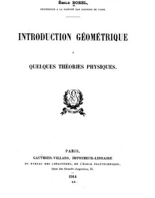 خرید و دانلود نسخه کامل کتاب Introduction géométrique à quelques théories physiques