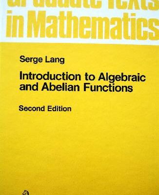 خرید و دانلود نسخه کامل کتاب Introduction to Algebraic and Abelian functions