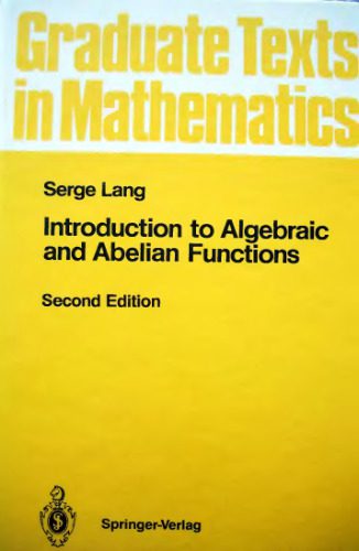 خرید و دانلود نسخه کامل کتاب Introduction to algebraic and abelian functions_6897314104f4b.jpeg خرید و دانلود نسخه کامل کتاب Introduction to algebraic and abelian functions