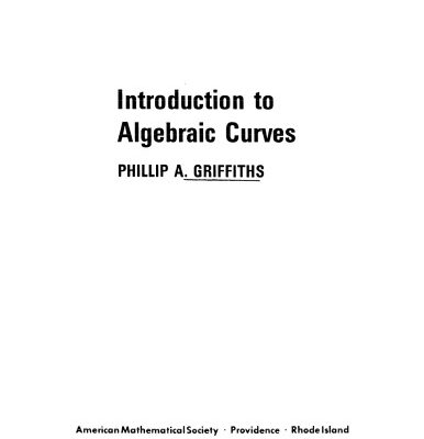 خرید و دانلود نسخه کامل کتاب Introduction to Algebraic Curves