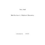 خرید و دانلود نسخه کامل کتاب Introduction to algebraic geometry