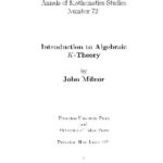 خرید و دانلود نسخه کامل کتاب Introduction to Algebraic K-Theory