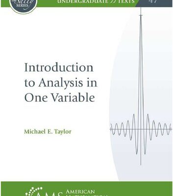 خرید و دانلود نسخه کامل کتاب Introduction to Analysis in One Variable