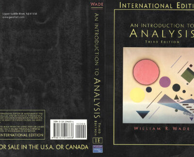 خرید و دانلود نسخه کامل کتاب Introduction to Analysis, Third Edition