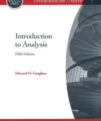 خرید و دانلود نسخه کامل کتاب Introduction to Analysis