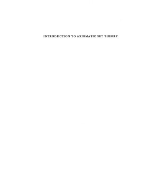 خرید و دانلود نسخه کامل کتاب Introduction to Axiomatic Set Theory