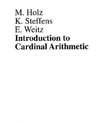 خرید و دانلود نسخه کامل کتاب Introduction to cardinal arithmetic