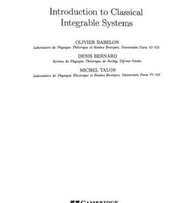 خرید و دانلود نسخه کامل کتاب Introduction to classical integrable systems