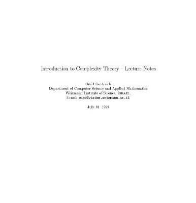 خرید و دانلود نسخه کامل کتاب Introduction to Complexity Theory