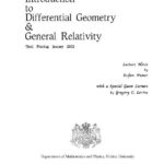 خرید و دانلود نسخه کامل کتاب Introduction to Differential Geometry and General Relativity