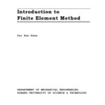 خرید و دانلود نسخه کامل کتاب Introduction to Finite Element Method
