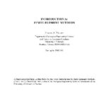 خرید و دانلود نسخه کامل کتاب Introduction to finite element methods