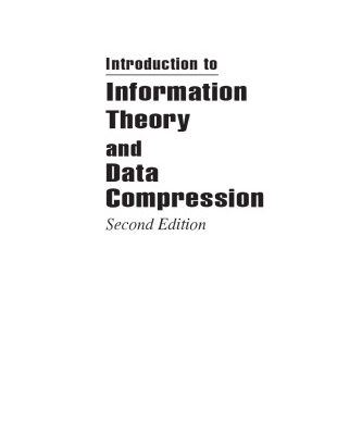 خرید و دانلود نسخه کامل کتاب Introduction to Information Theory and Data Compression