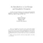 خرید و دانلود نسخه کامل کتاب Introduction to Lie groups and symplectic geometry (1993 lectures)