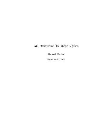 خرید و دانلود نسخه کامل کتاب Introduction to linear algebra for mathematicians