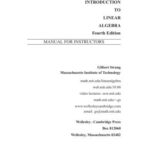 خرید و دانلود نسخه کامل کتاب Introduction to Linear Algebra (+ Solutions manual)