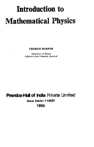 خرید و دانلود نسخه کامل کتاب Introduction to mathematical physics_68931562f39e4.jpeg خرید و دانلود نسخه کامل کتاب Introduction to mathematical physics