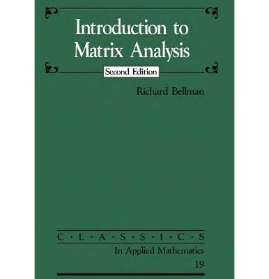 خرید و دانلود نسخه کامل کتاب Introduction to Matrix Analysis
