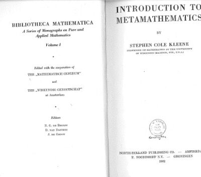 خرید و دانلود نسخه کامل کتاب Introduction to Metamathematics