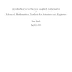 خرید و دانلود نسخه کامل کتاب Introduction To Methods Of Applied Mathematics Or Advanced Mathematical Methods For Scientists And Engineers