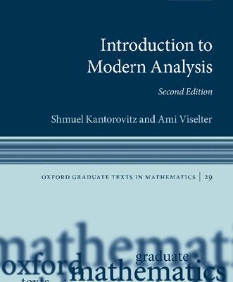 خرید و دانلود نسخه کامل کتاب Introduction to Modern Analysis