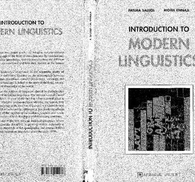 خرید و دانلود نسخه کامل کتاب Introduction to modern linguistics