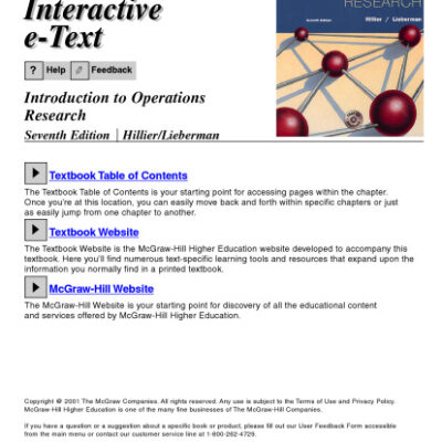 خرید و دانلود نسخه کامل کتاب Introduction to Operations Research, 7th Edition